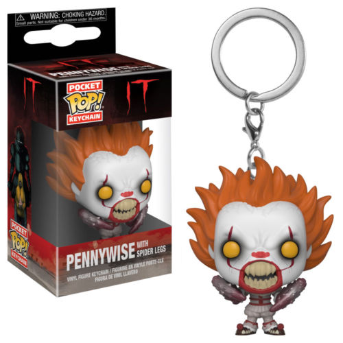 Funko Pop Pocket Stephen King's It Keychain Pennywise Scream Ghost Face Action Figures Toys