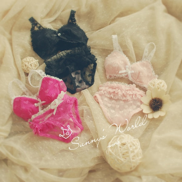 1/3 1/4 BJD underwear bra sweetheart underwear set  1/4 SD16 female DD baby BJD doll accessories