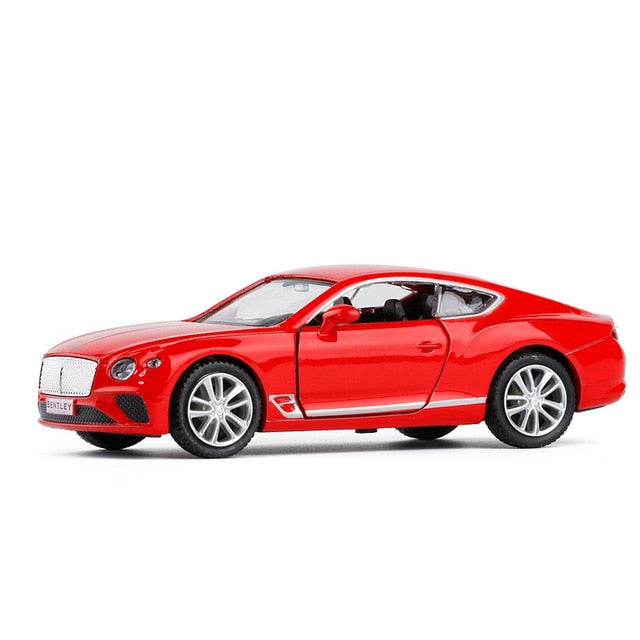 1:36 Scale Bentley GT Sport Cars Alloy Metal Model Car Pull Back Diecast Toys For Children
