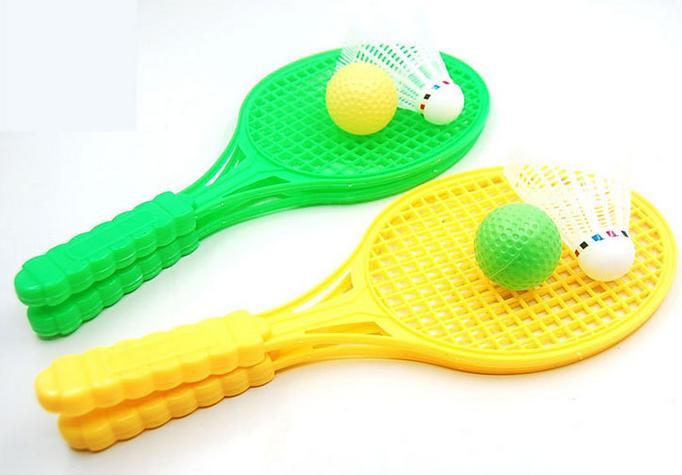 1 pair Novelty Child Dual Badminton Tennis Racket Baby Sports Parent-Child Sports Bed Toy Educational Toys GYH - Supply Epic