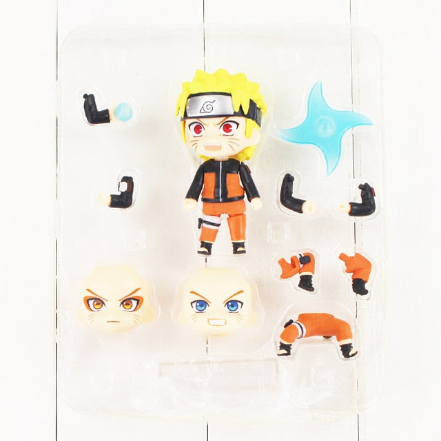 10cm Nendoroid Naruto Uzumaki Action Figure Change Faces Naruto 682 Collectible Model Toy