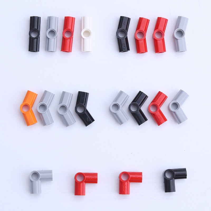 20pcs Decool Technic parts Angle connector suit Compatible legos 32034 32016 32192 32015 32014 MOC DIY blocks bricks parts set