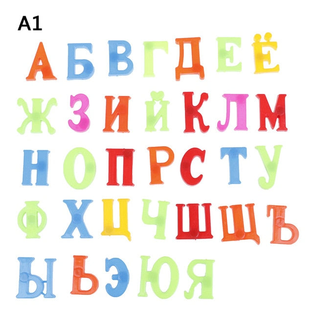 28/33pcs Arabic Russia magnetic alphabet block baby educational toy,used as Fridge Magnets letters,learning & education toys
