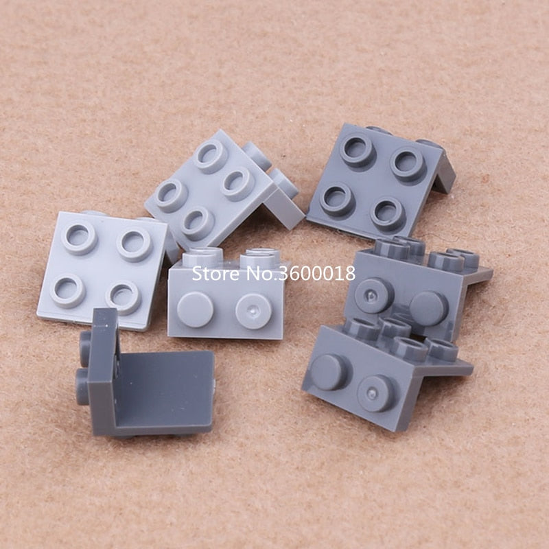 40pcs/lot Compatible with LEGOs 44728 Bracket 1x2 -2x2 plate MOC Brick DIY block set