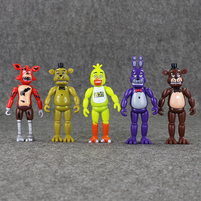 5 Pcs/ Lot 5.5 Inch FNAF Five Nights At Freddy's PVC Action FigureS To -  Supply Epic