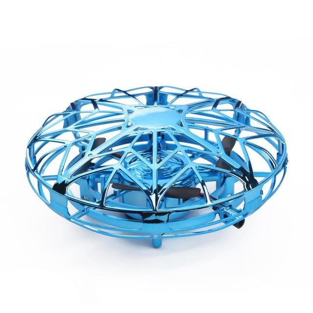 Anti-collision UFO Mini Drone Hand Flying Globe Quadcopter Hand Controlled Helicopter LED Induction Flying Ball Aircraft RC Toys