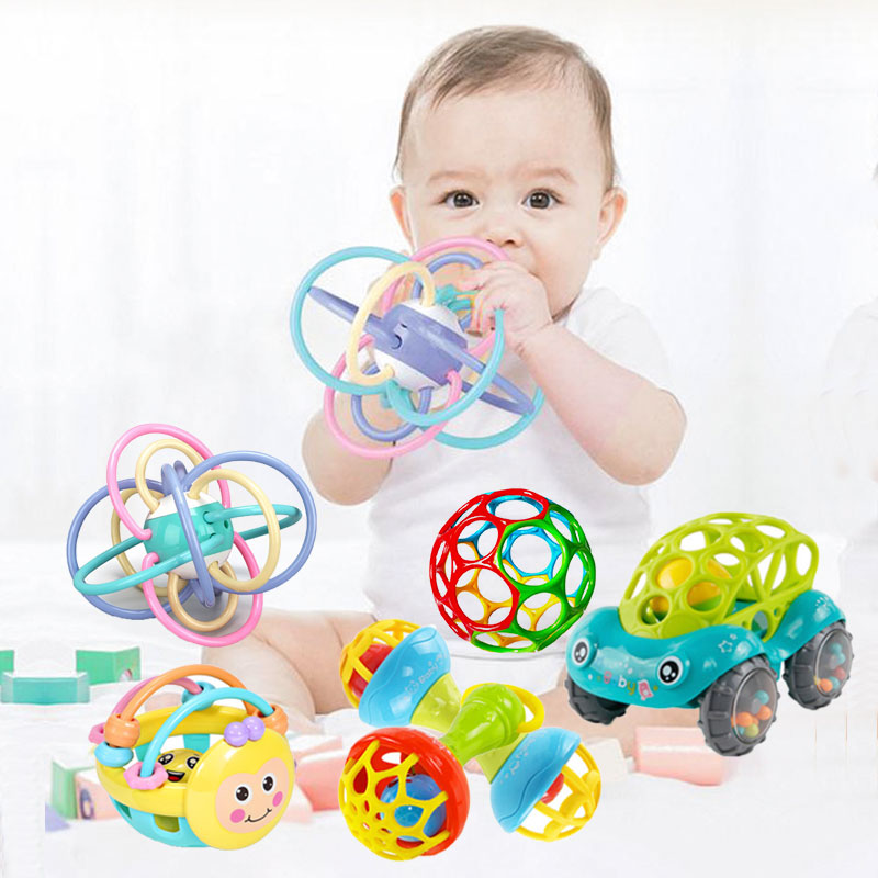 Baby Toys 0 12 Months Baby Rattle Ball Safe Newborn Rattle Toys