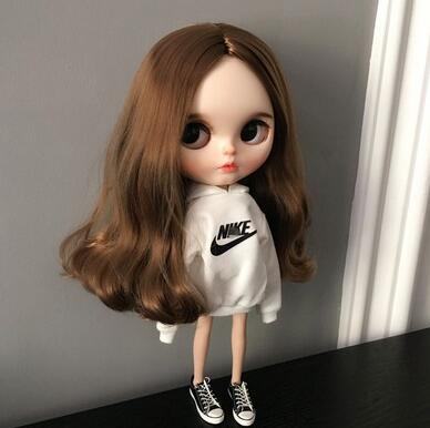 Blyth Doll Clothing Sport Sweatshirt Long Sleeve Hat Hoodie for blyth OB24 ob27 licca azone Doll Accessories CLOTHES for barbie