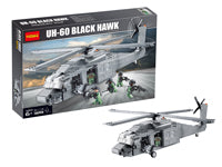 DECOOL compatible legos Military series Armament Carrier heliplane Black Hawk helicopter model building blocks toy for childrens