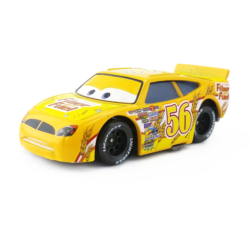 Disney Pixar Cars No.56 Fiber Fuel Metal Diecast Toy Car 1:55 Loose