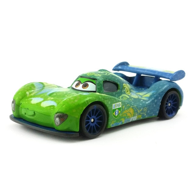 Disney Pixar Cars Racer Francesco Bernoulli Carla Veloso Shu Todoroki Metal Diecast Toy Car