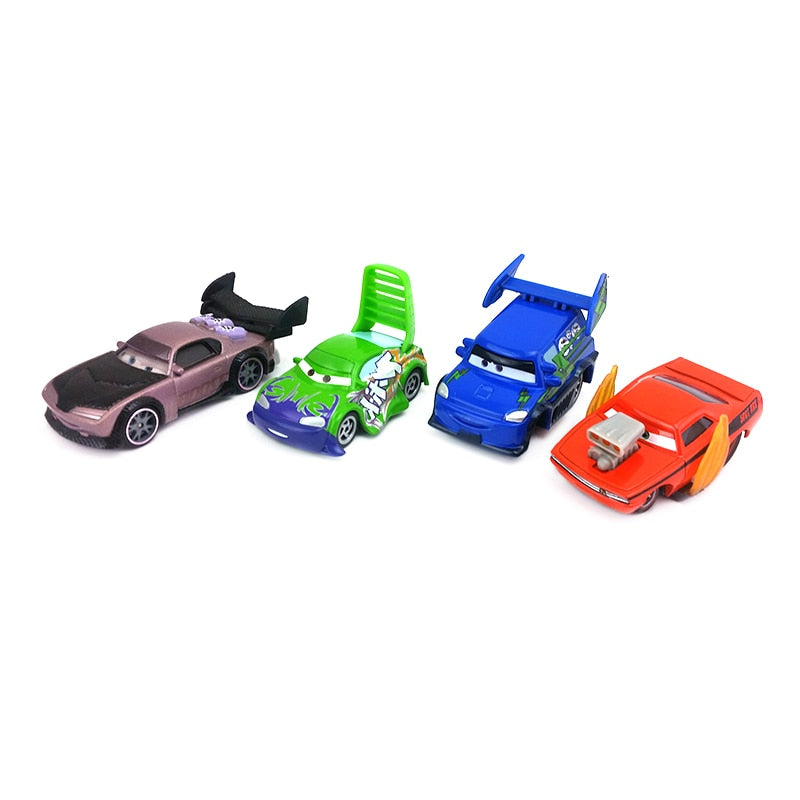 Disney Pixar Cars Snot Rod & DJ & Boost & Wingo Metal Diecast Toy Car 1:55 Loose
