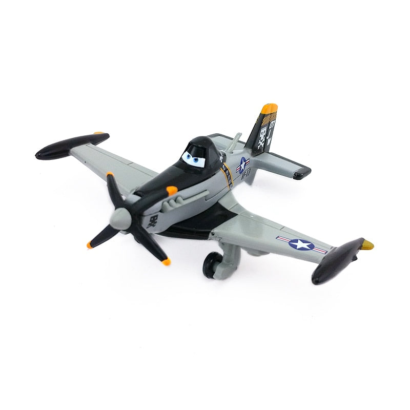 Disney Pixar Planes No.7 Jolly Wrenches Dusty Crophopper Metal Diecast Toy Plane 1:55 Loose