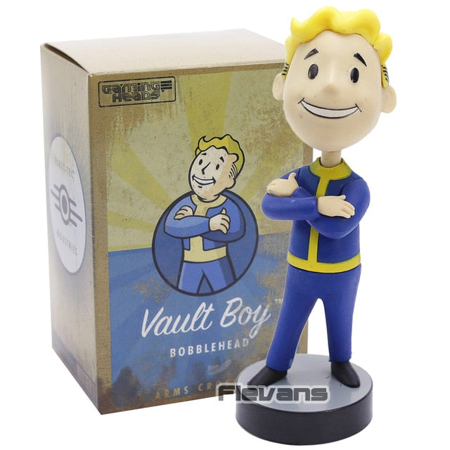 Fallout 4 Vault Boy PVC Figure Collectible Model Toy Bobble Head Dolls