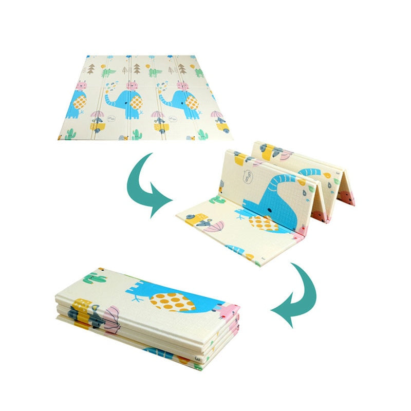 Foldable Baby Play Mat Xpe Puzzle Mat Educational Children's Carpet Double-sided Climbing Pad Kids Rug Activitys Games Toys