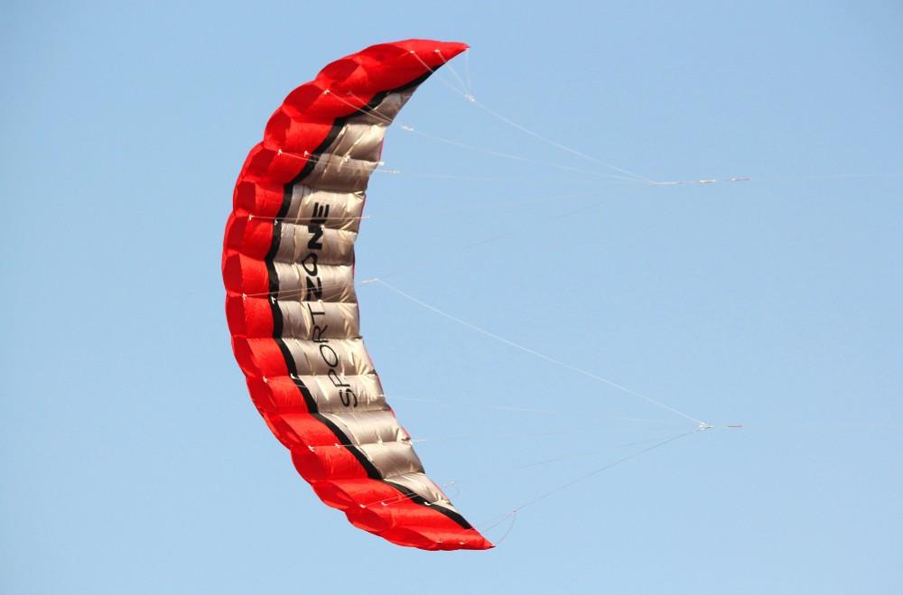 Free Shipping High Quality  2.5m Red Dual Line Parafoil Kite  WithFlying Tools Power Braid Sailing Kitesurf Rainbow Sports Beach - Supply Epic
