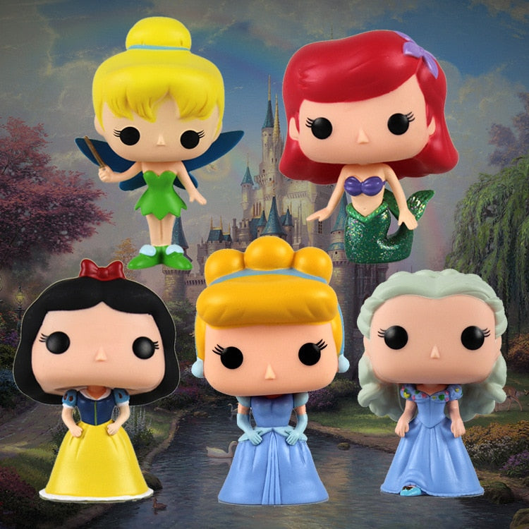 Funko Pop 10cm Cartoon Princess Elsa Anna Snow White Cinderella Bell A -  Supply Epic