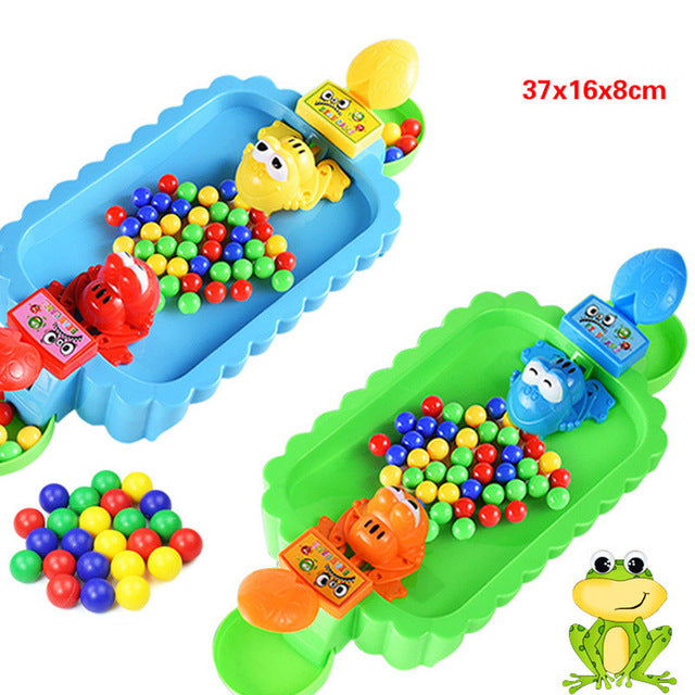 Funny Toys Hungry Frog Eating Beans Games Family Party Parent-child Interactive Game Toy For Children Stress Relief Toy
