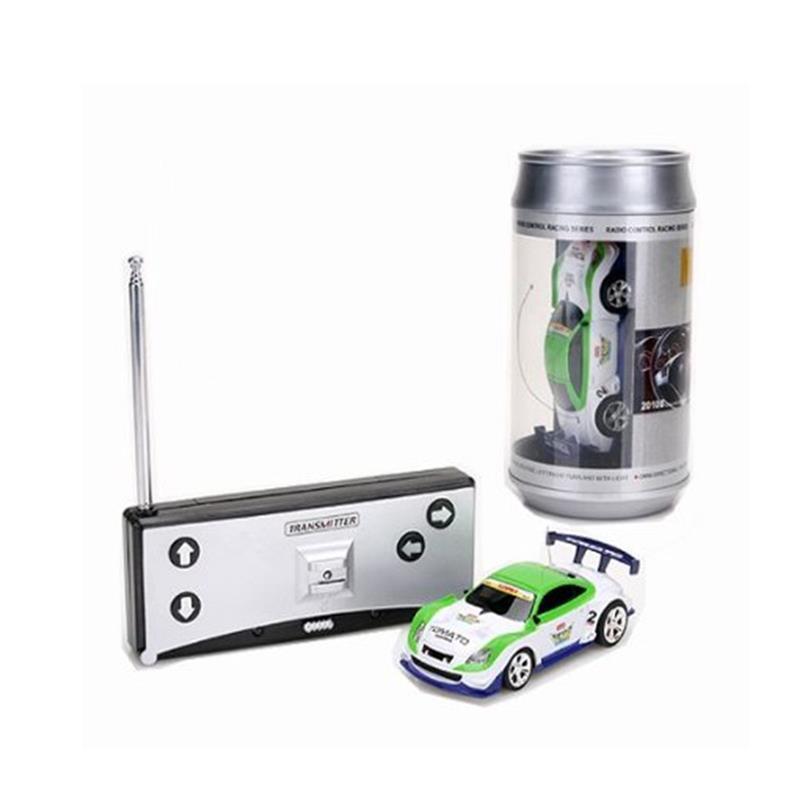 Coke Can Mini RC Car Radio Remote Control Micro Racing Car 4 Frequencies