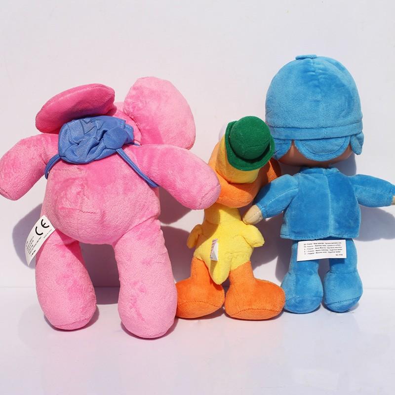 4pcs/lot Kids Gift Elly Pato Loula Stuffed Plush Toys Cute Dolls Stuffed Figure Toy