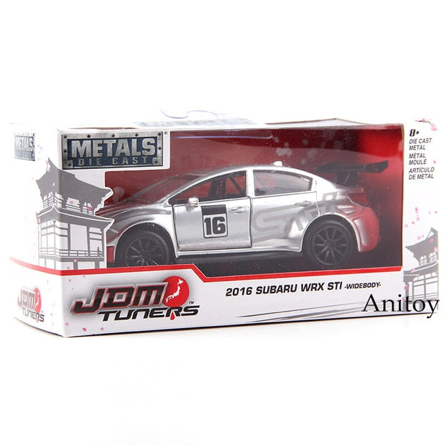 Jada Toys JDM Tuners F8 Diecast Metal Alloy Car Model Mazda RX-7 SRT8 Ice Charger Collectible Car Toys for Boys