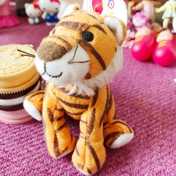 Kawaii Tiger Animal Cute Soft Mini Stuffed Plush Toy Doll Gift for Kids Baby Birthday Gift Collection
