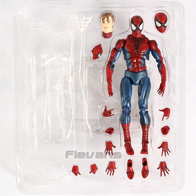 MAFEX No.075 Spiderman Comic Ver. PVC Action Figure Collectible Model Toy