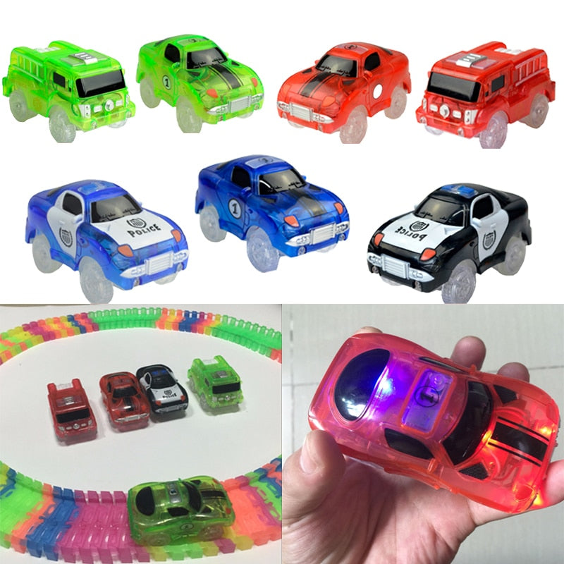 Magical Tracks Luminous Racing Track Car With Colored Lights DIY Plast -  Supply Epic