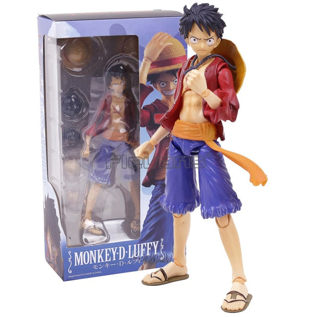 MegaHouse Variable Action Heroes One Piece Monkey D Luffy PVC Action Figure Collectible Model Toy