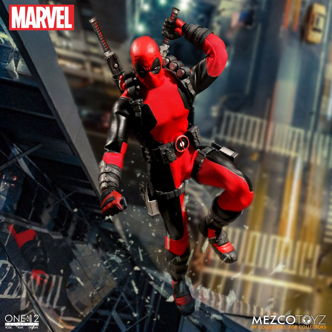 Mezco Marvel Deadpool X-Men Super Hero One:12 Collective BJD Figure Toys 16cm
