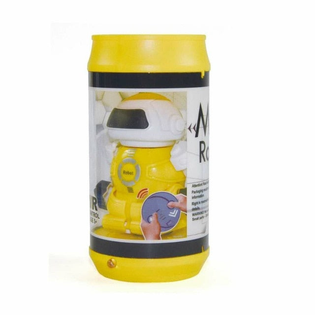 Mini RC Robot in Pop Can, Remote Control Gift for Kids