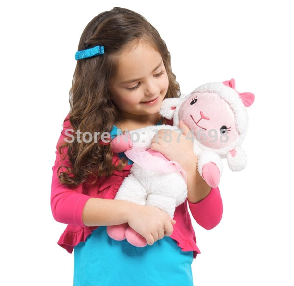 New Doc McStuffins Lambie Lamb Stuffy Dragon Hallie Hippo Plush Stuffed Animals Large 35cm Kids Toys for Girls Gifts