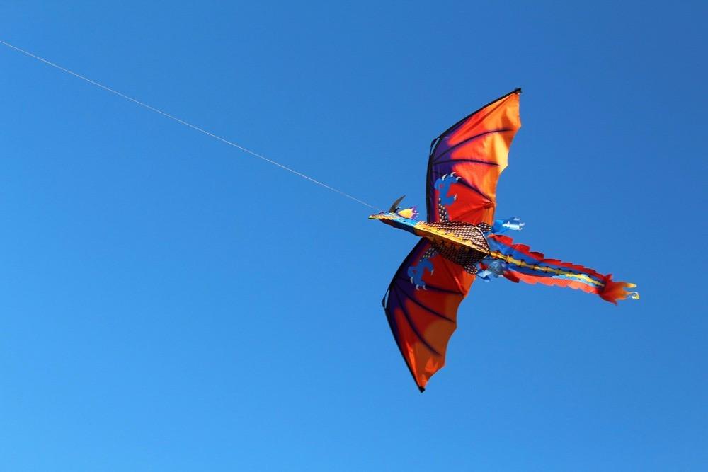 New High Quality  Classical Dragon Kite 140cm x 120cm Single Line With Tail With Handle and Line Good Flying Kites From Hengda - Supply Epic