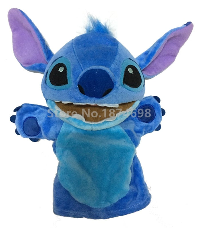 New Lilo and Stitch Cute Stitch Puppet Plush Toy 28cm Hand Puppets Stuffed Toys For Baby Kids Children Gifts