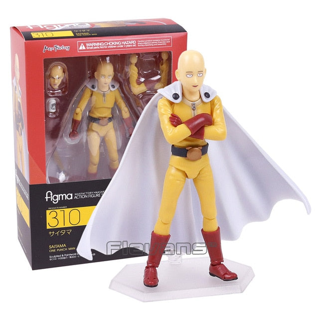 ONE PUNCH MAN Saitama figma 310 PVC Action Figure Collectible Model Toy