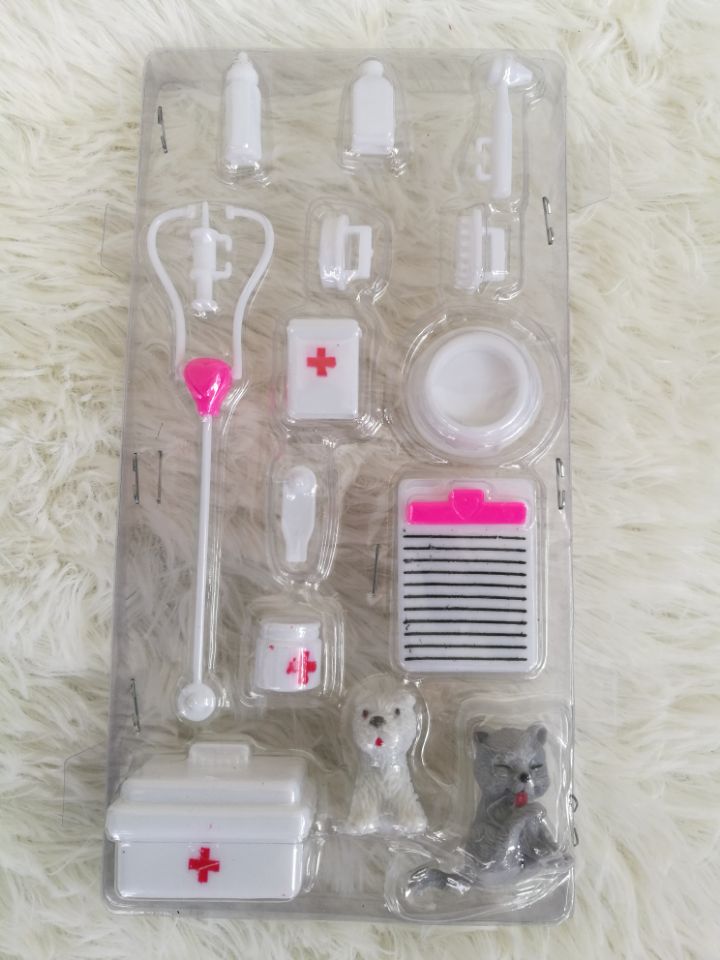 One Set Toy medical kit Supplies Doll Pet Toys For 30cm doll Baby Toys Christmas gift doll accessories for barbie