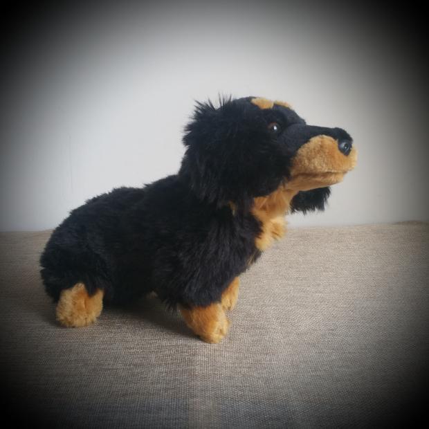 Original Cute Dachshund Dog Simulative Wild Animal Soft Stuffed Plush Toy Doll Birthday Gift Children Baby Gift