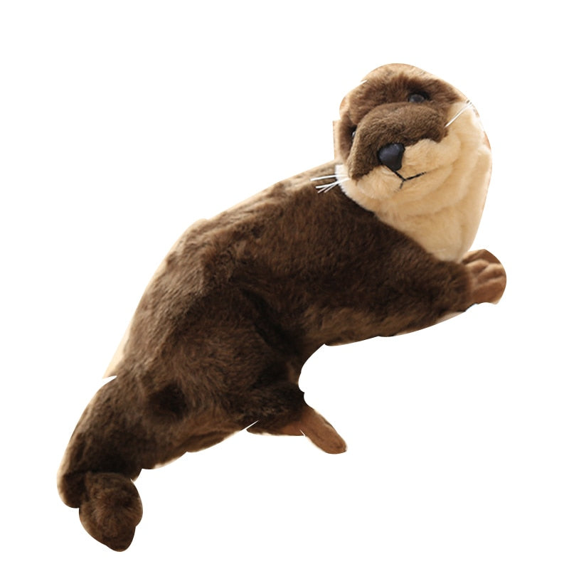 Original Cute Otter Simulation Animal Soft Stuffed Plush Toy Doll Birthday Gift Children Baby Gift
