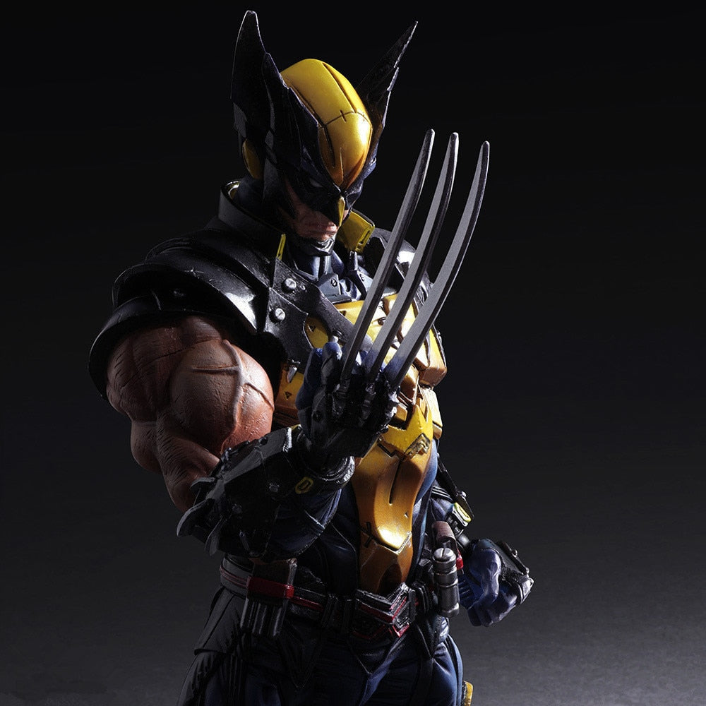 PLAY ARTS 26cm Marvel X-MEN Wolverine Action Figure Model Toys