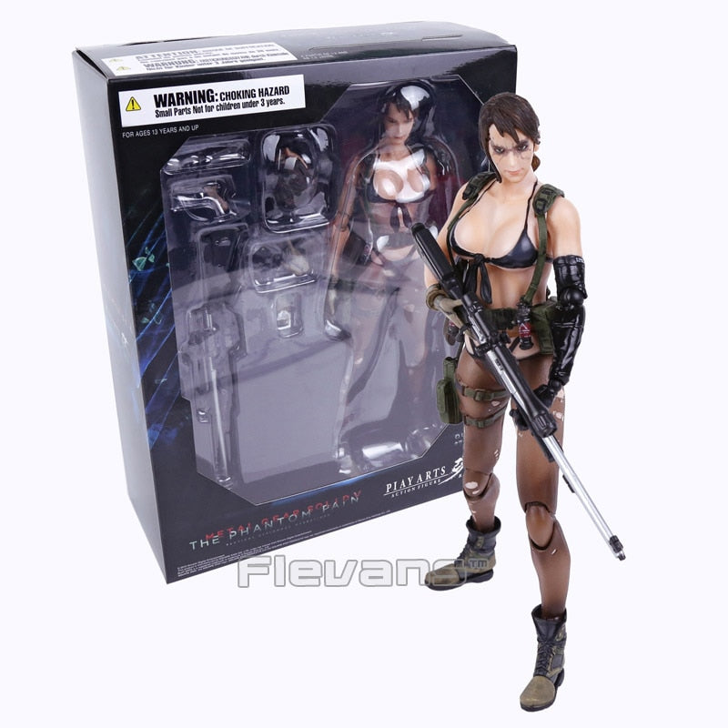 Play Arts KAI Metal Gear Solid V The Phantom Pain Quiet PVC Action Figure Collectible Model Toy 26cm