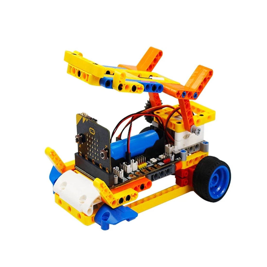 Program Intelligent Robot Building Block Car Kit Various Shapes Steam Programming Education Car For Micro:Bit Programable Toys