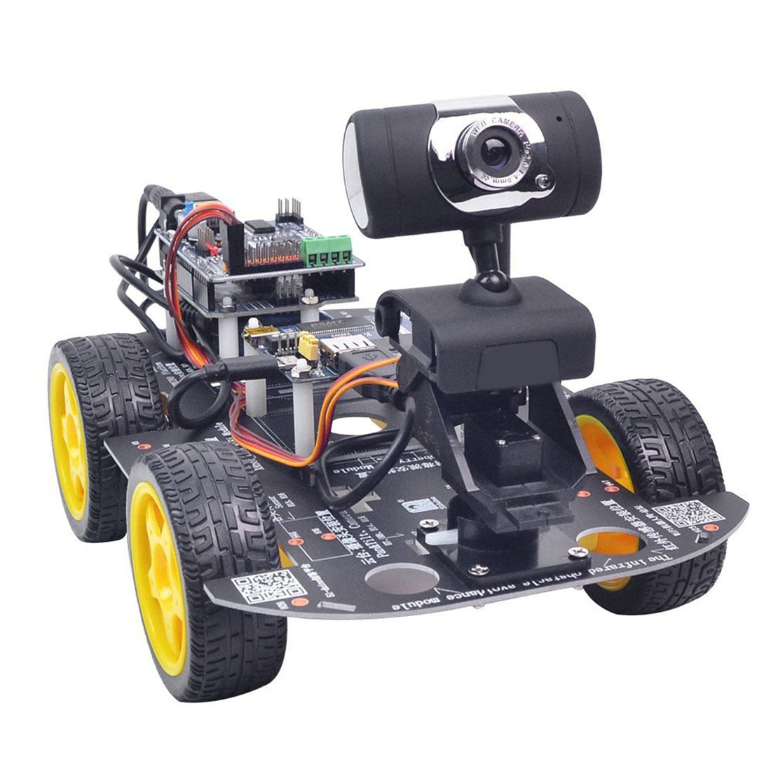 Programmable Robot Toy DIY Wifi Steam Car With Graphic Programming XR BLOCK Linux For Arduino UNO R3 (Standard Version)