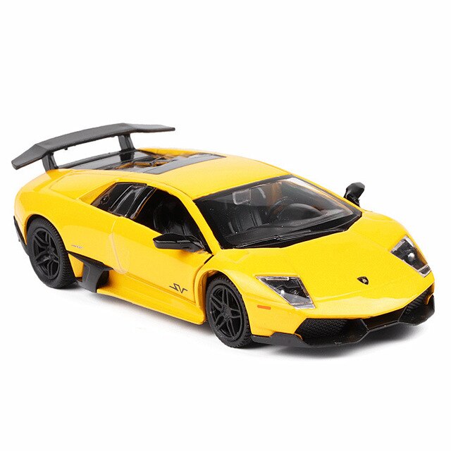Scale 1:36 Murcielago LP670-4 Sports Alloy Diecast Car Model Pull Back Toys For Children Kids Gifts Toy Collection