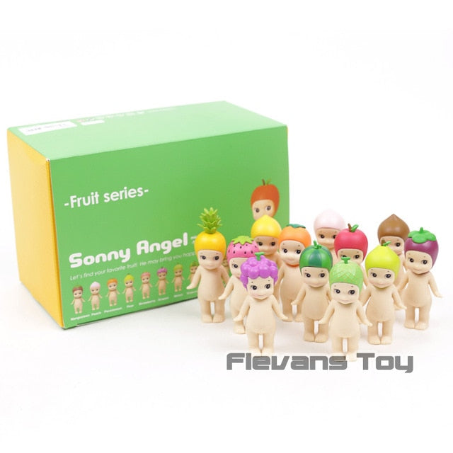 Sonny Angel Fruit Series Limited Edition Mini PVC Action Figures Collectible Model Toys Kawaii Dolls 12pcs/set