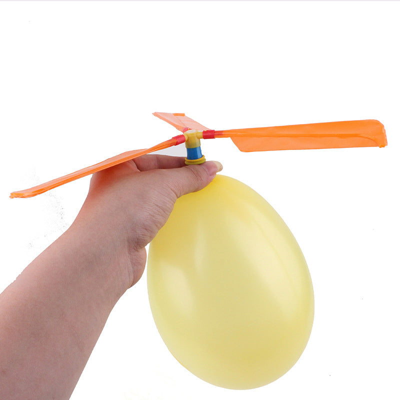 Traditional Balloon Airplane Helicopter For Kids Child Party Bag Filler Flying Toy Gift Outdoor Sports