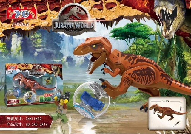 YG77028 New Pattern Periods Dinosaur Building Block Christmas Gift Kids Toys Graphic Compatible Legoings Jurassics Worlds