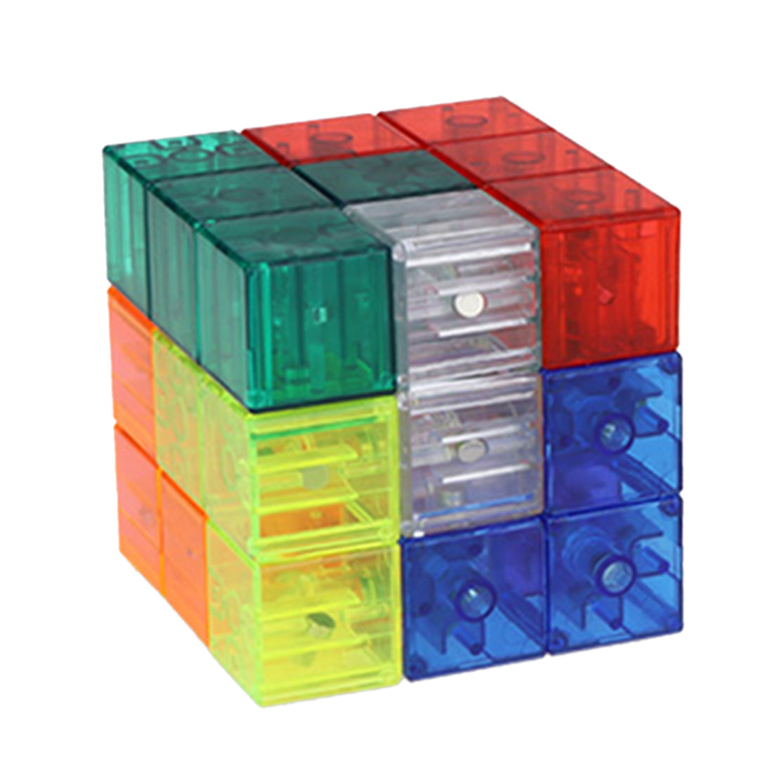 YJ8392 Yongjun M Magic Cube Building Block - Transparent