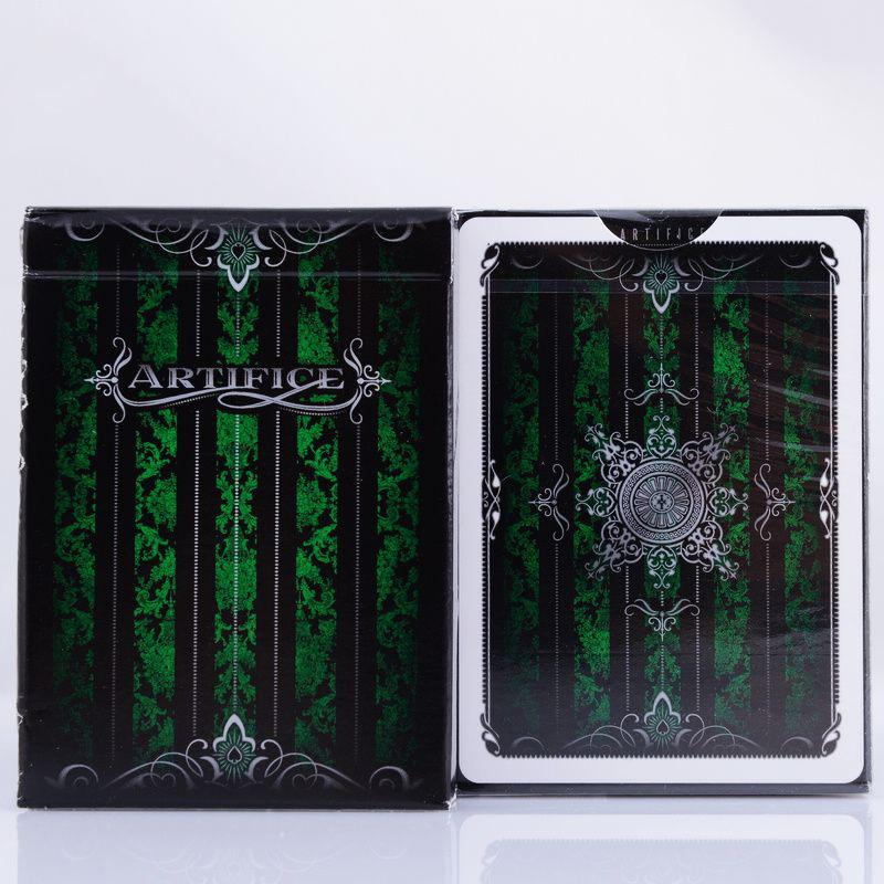 1deck Emerald Green Artifice Second Edition V2 Deck Ellusionist Bicycle Playing Cards Magic Tricks Magic Card 81232