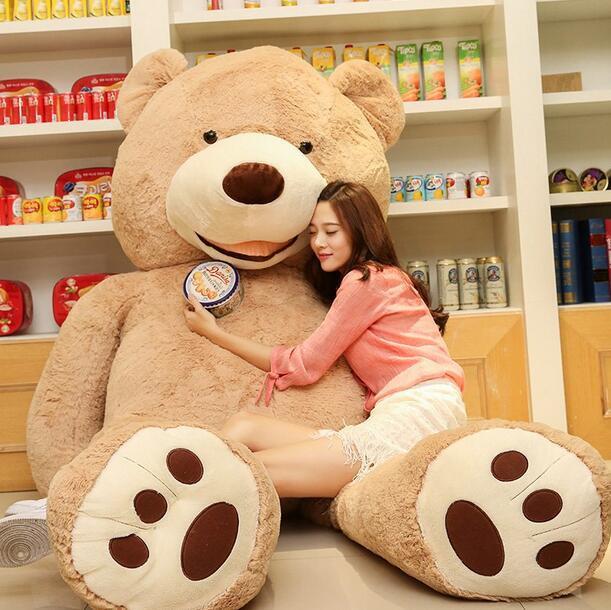 1 PC 100cm The Giant Teddy Bear Plush Toy Stuffed Animal Kids Toys Birthday Gift Valentine's Day Gifts for Girls