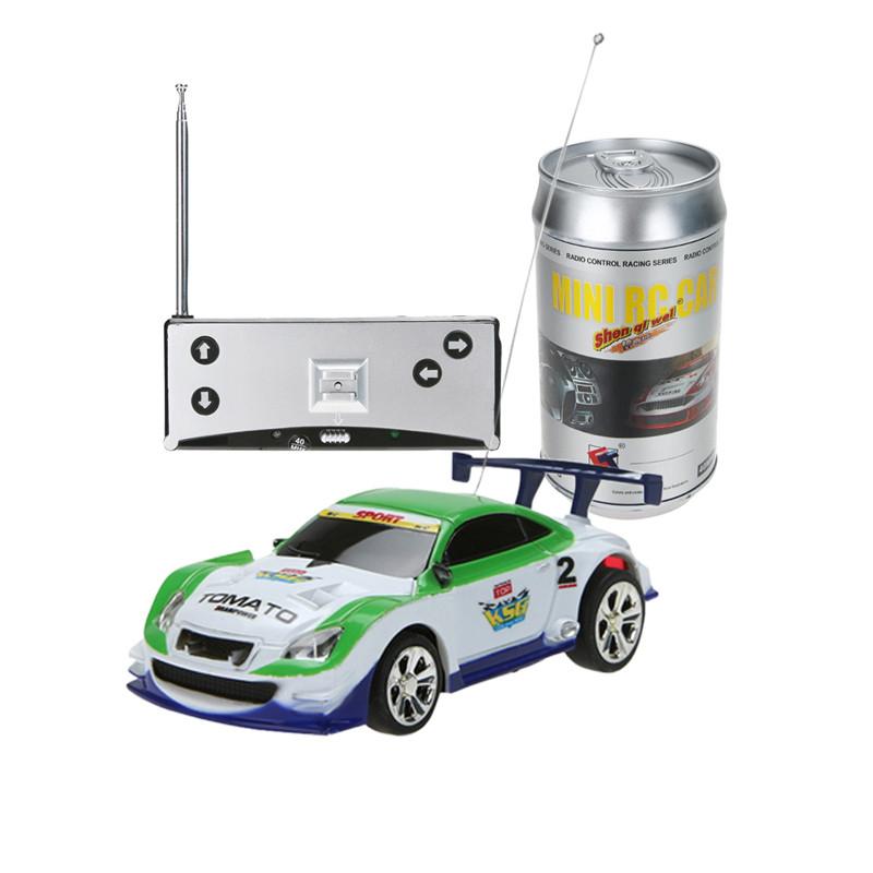 Mini 1:58 Coke Can RC Radio Remote Control Race Racing Car Toy Vehicles Christmas Children Birthday Toy Gift